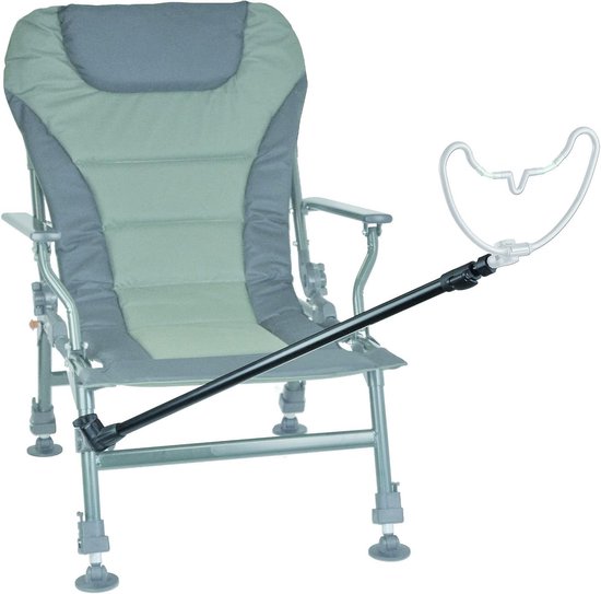 SnelShoppen - Feeder Rod Holder Arm | Universele Rod Support | Telecopische Lengte 100-156 cm | Voor Visstoelen | Ideaal Voor Vissers