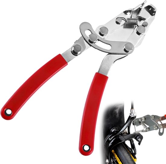 SnelShoppen - Fietskabelknipper, 20 cm, Pliers voor Schakel Kabel, Inwendige en Uitwendige Draad, RVS, Ergonomisch Handvat, Voor Fiets Onderhoud