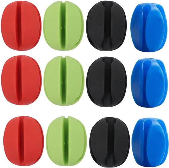 SnelShoppen - Fishing Rod Puller en Rod Holder Set - 12 Stuks Silicone Rod Clips met 5 Holes - Bescherming voor Vissenstokken - Handige en Draagbare A