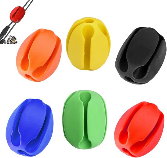 SnelShoppen - Fixed Ball voor Vissershengel met 6 Gaten, Draagbare en Duurzame Vissengereedschappen, Beschermt je Hengel tegen Schade, Ideaal voor Sur