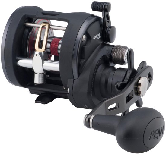SnelShoppen - Grafiet Baitcasting Visserij-reel met HT-100 Star Drag, 15LBS Max Drag, Linkerhand, Multi Color, Geschikt voor Zoet- en Zoutwater