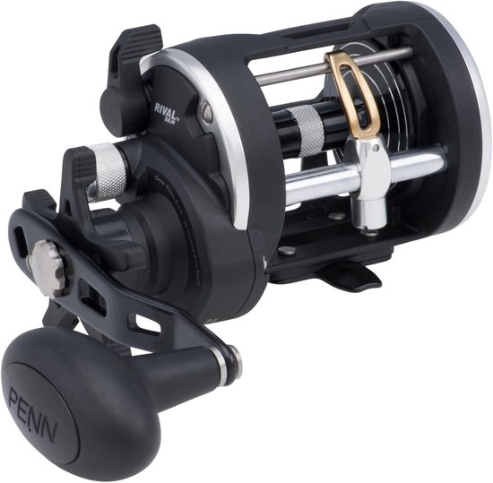 SnelShoppen - Lichtgewicht Level Wind Reel met Grafiet Frame, Aluminium Spool, Auto-Engaging Gears, Ideaal voor Vissen, Outdoor Activiteiten en Recrea