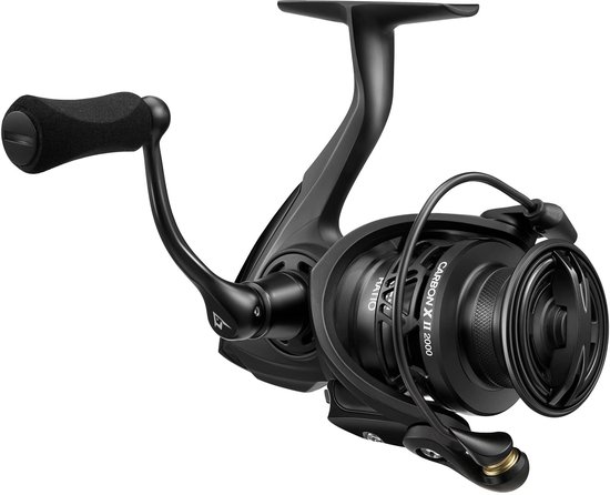 SnelShoppen - Lichtgewicht Vismolen 2000 - Carbon X II - 155,9 g - Krachtige Haspel voor Zoet en Zout Water - 6.2:1 - 10+1 Dubbel Afgeschermd Lager