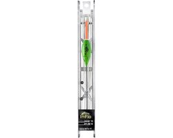 SnelShoppen - Luxe Kant-en-klaar Vistuigje Elly 14/00 - Wedstrijdtuigje voor Witvis - Haakmaat 14 - 1,0 gram Dobber - Camou Groen - Ideaal voor Voornt