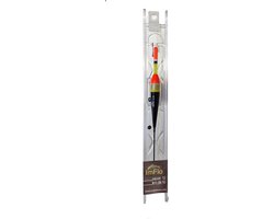 SnelShoppen - Luxe Kant-en-klaar Vistuigje Ilse 16/00 - Wedstrijdtuigje - Haakmaat 12 - Dobber 0,75 gram - Witvistuigje - 6 meter Snoer - Geel/Zwart/R