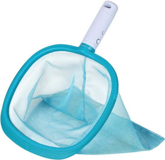 SnelShoppen - Mini Pool & Spa Bladnet - 25 cm Landing Net voor Het Verzamelen van Bladeren en Vuil - Geschikt voor Standaard Telescopische Stokken