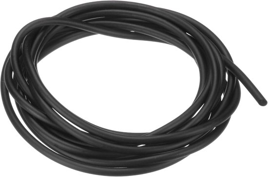SnelShoppen - Natuurlijke Latex Rubber Tube 0.07 inch [1.7mm] ID x 0.16 inch [4.5mm] OD 10ft Lengte - Hoog Elastische Slang voor Huis, Laboratorium, S