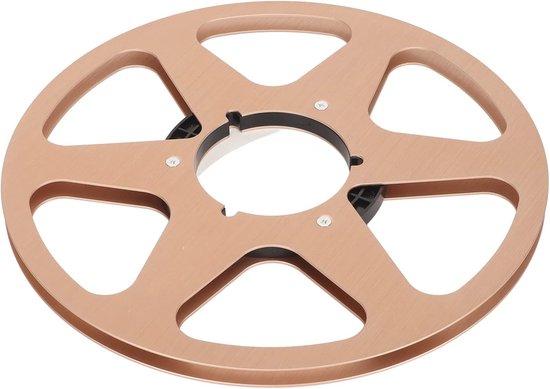 SnelShoppen - Recording Tape Reel 1/4 10 Inch Lege Tape Reel - Aluminium Tape Recorder Accessoire voor Reel To Reel Tape Machines - Goud