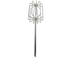SnelShoppen - RVS Bait Mixer - Bait Stirring Tool met 11 Bladen - Perfect voor Vissen en Mixen van Aas - Professionele Accessoires voor Vissers