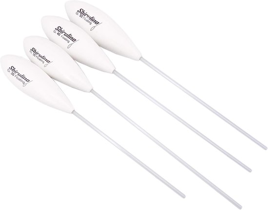 SnelShoppen - Sbirulino Angel-Bombarding Kit 30-35-40-50g - Drijvende Vissen Gewichten - Aerodynamisch en Hydrodynamisch - Wit - Ideaal voor Hengelspo