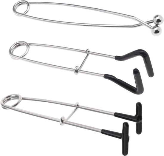 SnelShoppen - Set van 3 Vissenbek Diffusers RVS Vissenbek Haak Verwijderaar Kaak Retractor Veer Vissenbek Openers Visaccessoires