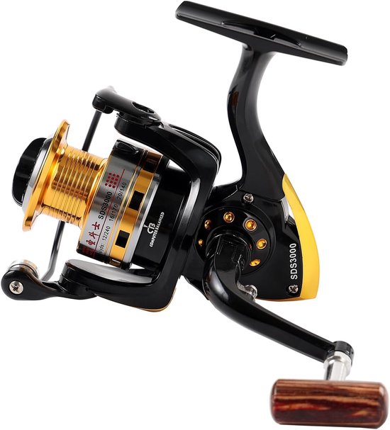 SnelShoppen - Spinning Fishing Reels voor Zoutwater en Zoetwater 1000 2000 3000 4000 5000 6000 Series - Links/Rechts Omkeerbaar - Lichtgewicht en Soep