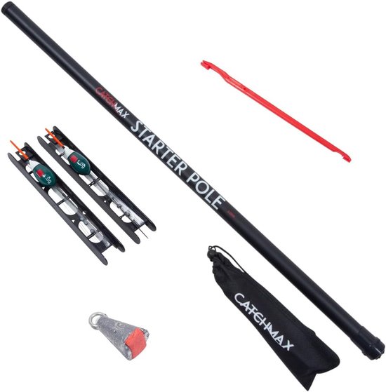 SnelShoppen - Starter Fixed Rod 3m - Kindvriendelijke Vaste Hengel Set voor Beginners - Ideaal voor Vakanties, Kinderen, Camping en Buitenactiviteiten