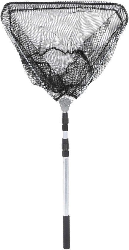 SnelShoppen - Telescopische Vissersnet met Handvat - Vismand van Duurzaam Nylon en Rubber - Opvouwbaar Net voor Karper, Zee en Vliegvissen - Lichtgewi