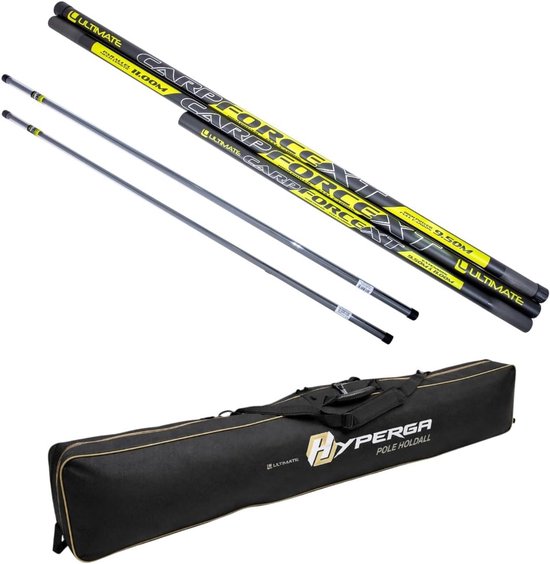 SnelShoppen - Ultimate Vaste Hengel Set 11m - Complete Vaste Hengel Set voor Karpervissen - Inclusief Fighting Kit en Cupping Kit - Perfect voor Visli