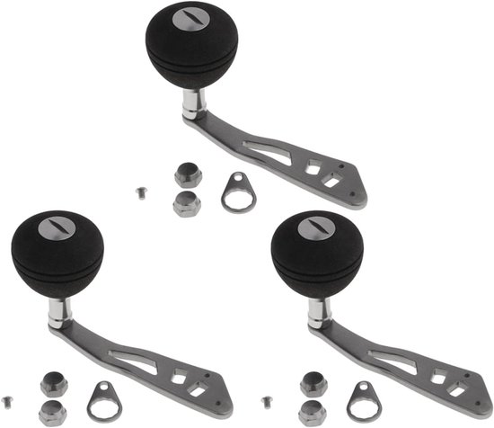 SnelShoppen - Vervangende Hengel Handgreep met Draai-Knop Grip voor Visspullen - Aluminium Legering en Kunststof - Antislip Nylon Grip - Ideaal voor H