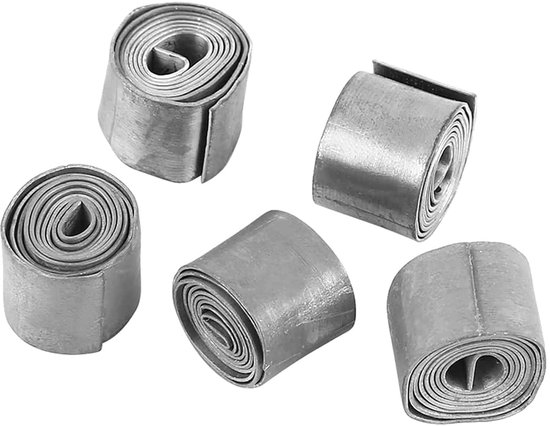 SnelShoppen - Vissersbenodigdheden Soft Lead 20/10/5 Rollen, Lood Bladen, Verzwaarde Accessoires, Tackle Voor Zee- en Wildvissen, Ideaal Voor Buitenac