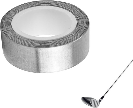 SnelShoppen - Zelfklevende Lood Tape 1.2cm x 107cm - Ideaal voor Golfclubs, Vistrappen en Tennisrackets - Hoge Hechting en Dichtheid - Efficiënt Gewic