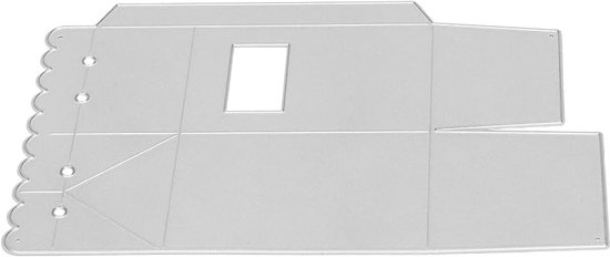 Snijmal, Melkpakvorm Emboss Stencil 3D Koolstofstaal Reliëfscriptsjabloon Decoratieve Geëtste Matrijzen voor Doe-het-zelf Plakboek Kaarten Maken Craft Supplies