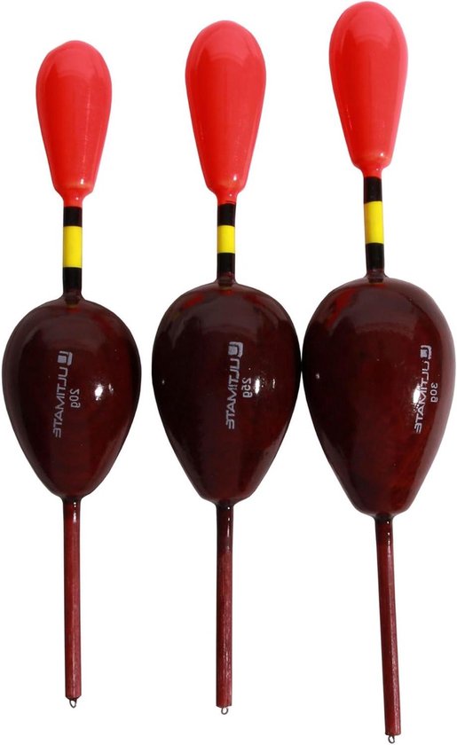 Snoekdobber Set - Dobbers Vissen - Vissen met Doodaas - Hoge Zichtbaarheid - 20g 25g 30g - Multi
