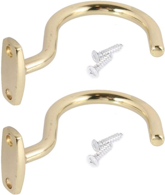 Snooker Hook - 2 stuks - Messing - Voor het opslaan van biljartbrug - ShopVlot
