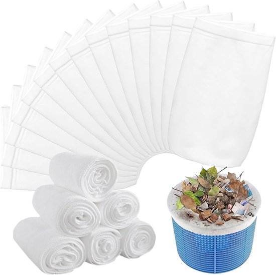 Sokken, skimmer sokken, skimmers voor fijne filtering, skimmorf, herbruikbaar, skimmorf, net, filtersokken, zeefnet (10 stuks)