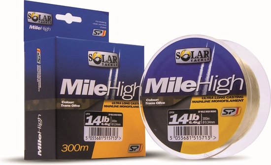 Solar SP C-Tech Mile High Mono 20Lb, 300M Spool (0.40Mm Diameter) | Nylon vislijn van Solar