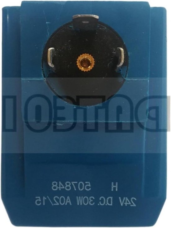 Solenoid Klep Spoel - Ventiel Spoel - Pomp Truck Besturing - Electromechanisch - 23.5 mm Binnendiameter - Zwart