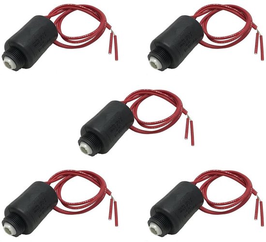 Solenoid Spoelen - Ventiel Spoelen - Irrigatie Besturen - 2-aderig - 5 stuks - null van Merkloos