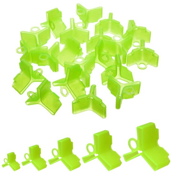 Solidchoice - 100 Stuks Vibration Hooks Cover voor Vissen