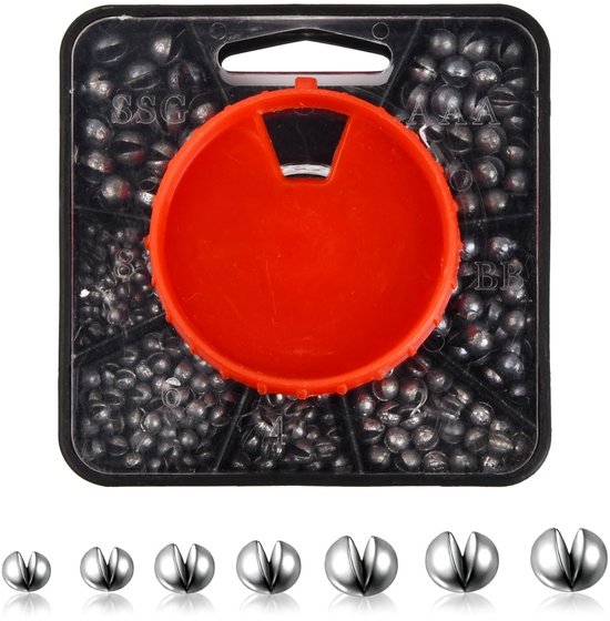 Solidchoice - 179 Delige Set Visserslood met Opbergdoos