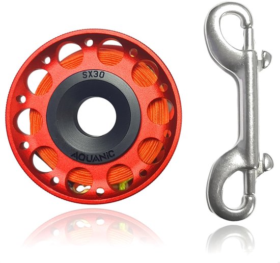 Solidchoice - 30.8M Duik Coiling Reel met Clip