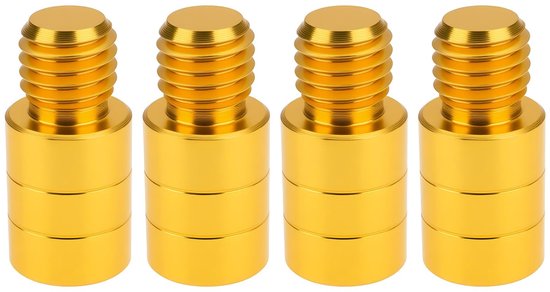 Solidchoice - 4 Stuks Vissen Schepnet Handvat Connector - Aluminium Hengel Accessoire