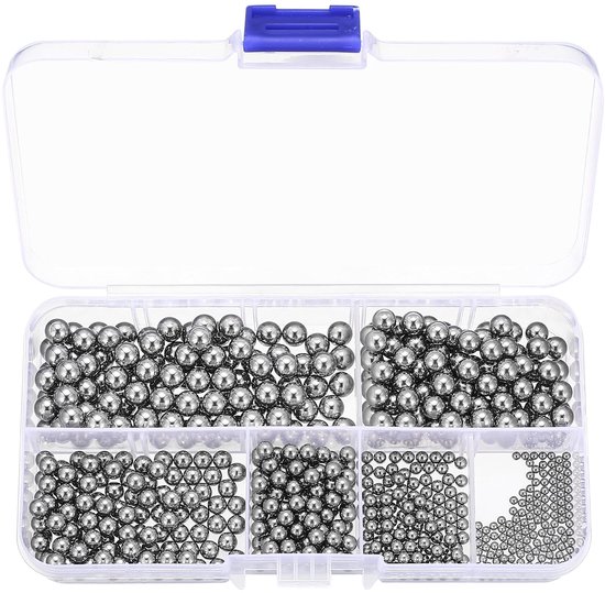 Solidchoice - 670 Stuks Stalen Kogellagers Set in 6 Maten
