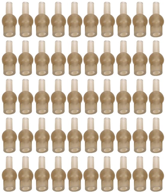 Solidchoice - Rubber Viskralen - Tulpkraal - Bescherming Vislijnen - 50 Stuks - Duurzaam Rubber - Perfect voor Vissers