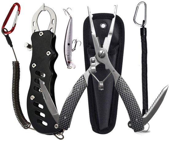 Solidchoice - RVS Vistuig Set met Lipgripper en Tang