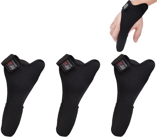 Solidchoice - Set van 3 Elastische Vingerbeschermers voor Vissers van Solidchoice