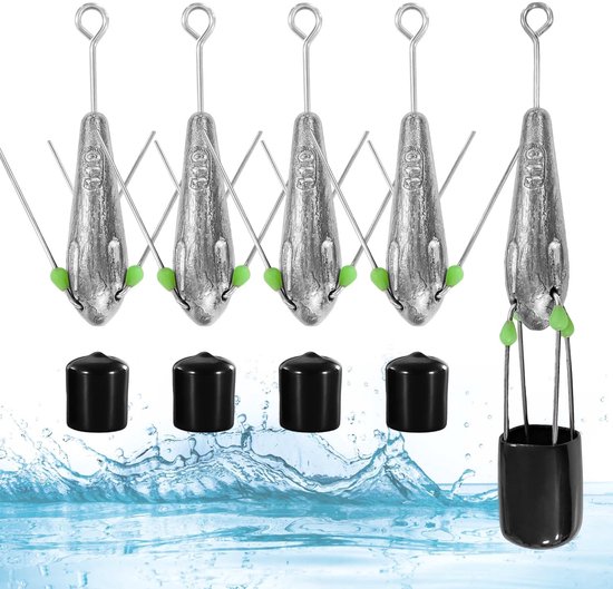 Solidchoice - Set van 5 Stuks Visserslood voor Zee- en Zoetwatervissen