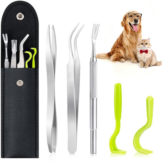 Solidchoice - Set van 5 Tick Pliers voor Veilig Tekens Verwijderen