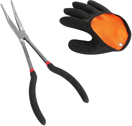 Solidchoice - Vissers Tang 28 cm met Handschoen voor Haak Verwijdering