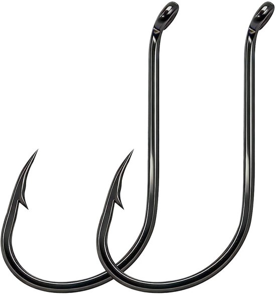 SolidKeus - 50 Stuks Carbon Staal Offset Cirkelhaak Set