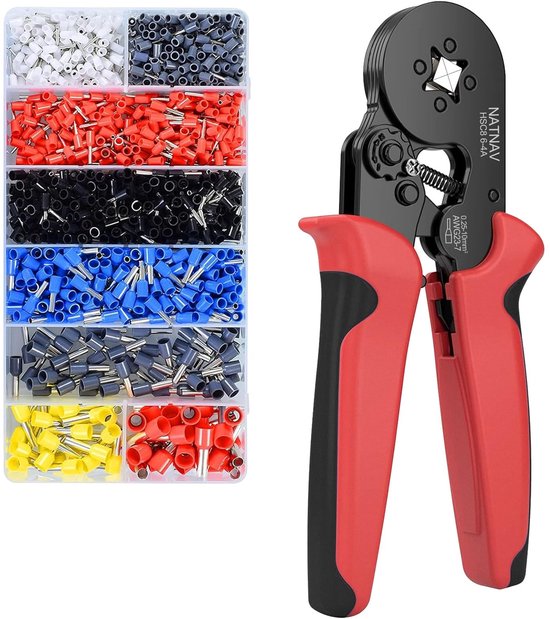 SolidKeus - Crimping Pliers Set met 1300 Elektrische Crimpklemmen van Solidkeus