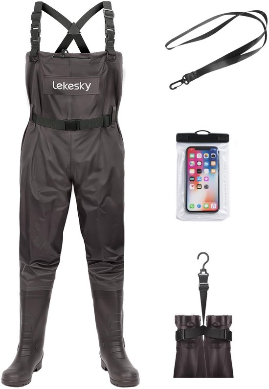 SolidKeus - Unisex Vissers Waders van 2 Laags Nylon/PVC van Solidkeus
