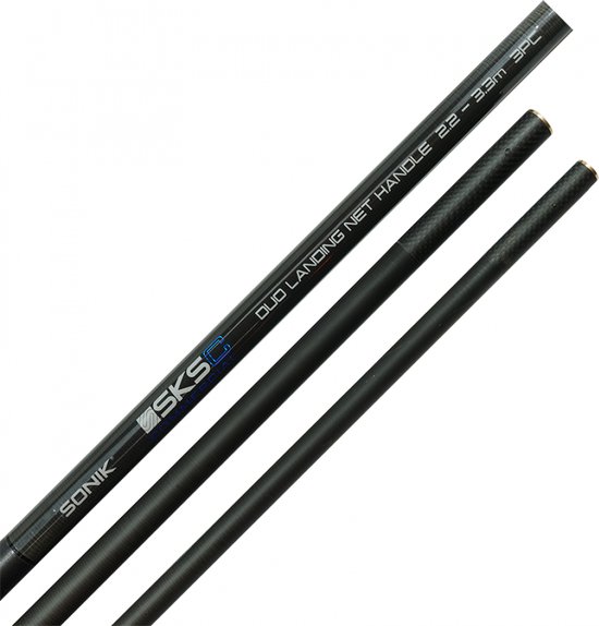 Sonik Commercial Duo Landing Net Handle | 3.3m 3.30m van Merkloos