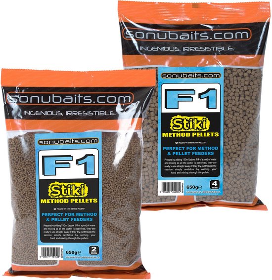 Sonubaits F1 Stiki Method Pellets | 650g 2mm van Merkloos