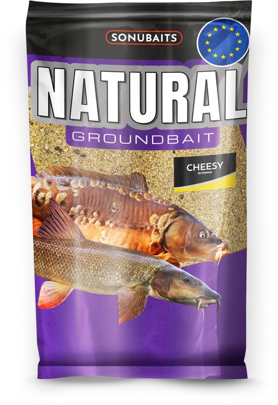 Sonubaits Natural Groundbait - Soort : Cheesy van Merkloos
