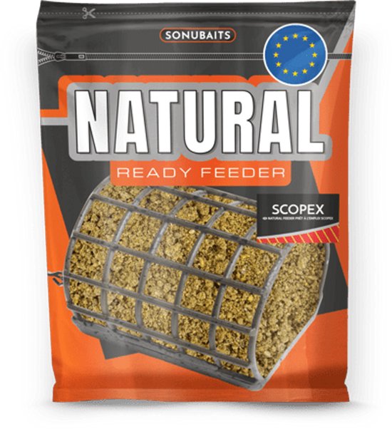 Sonubaits Natural Ready Feeder Grondvoer Scopex 1kg