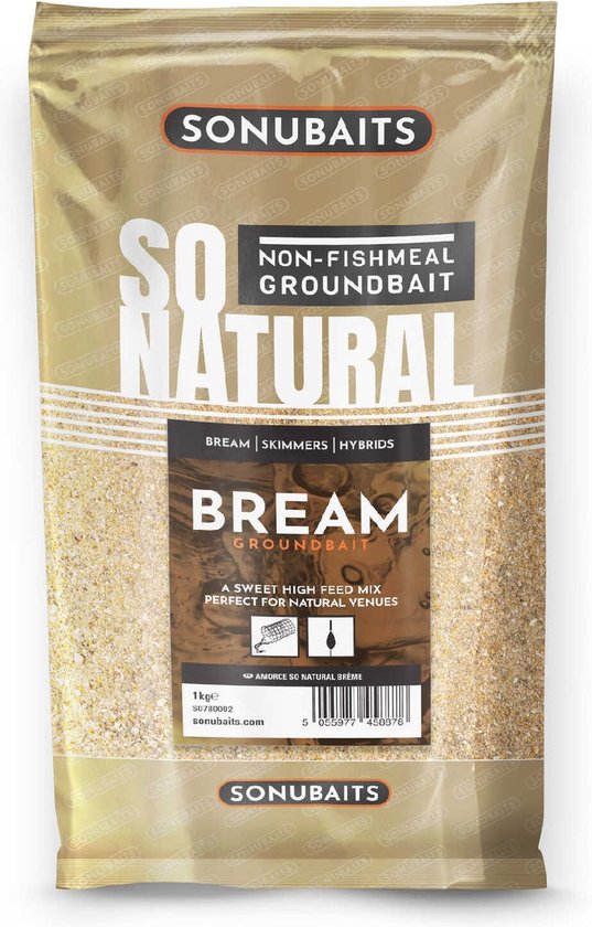 Sonubaits So Natural Groundbait (1 kilo) - Soort : Bream