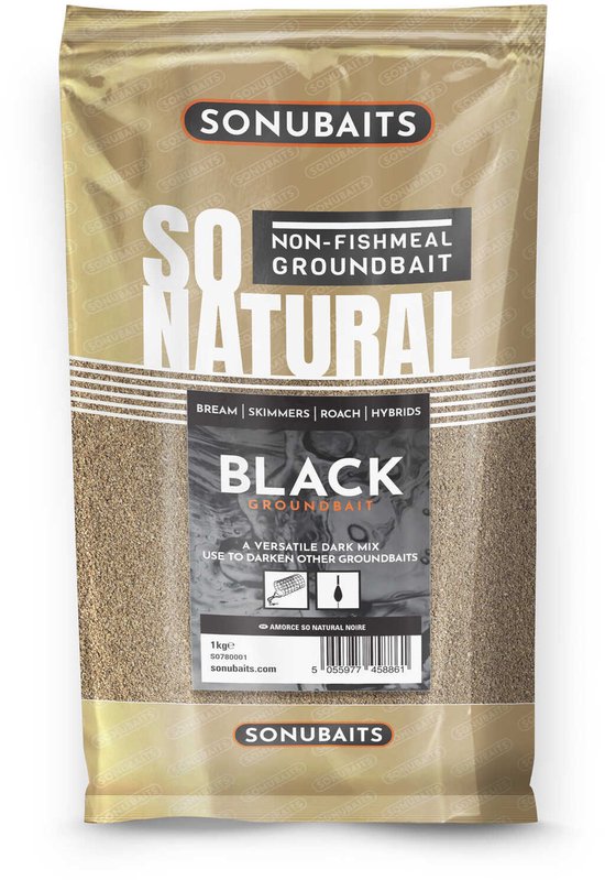 Sonubaits So Natural Groundbait Black | 1kg