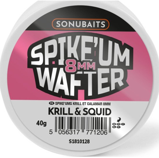 Sonubaits Spike'Um Wafters 8mm Krill & Squid